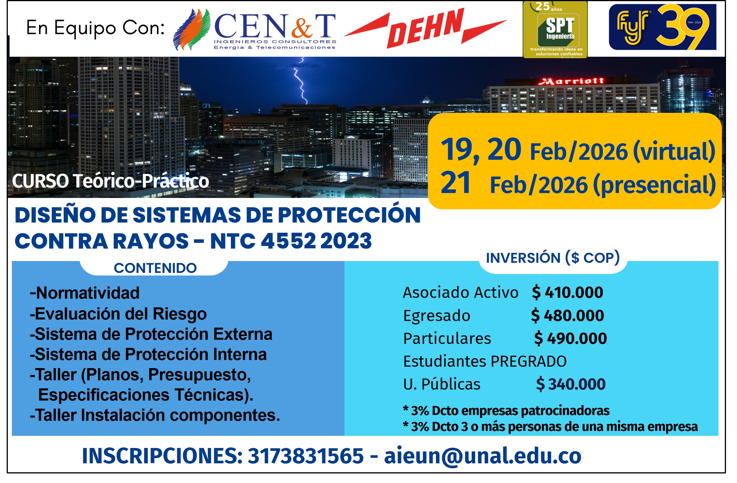 Diseño de Sistemas de Protección Contra Rayos- NTC 4552 2023